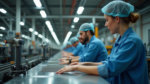 Photographier une ligne de production sans interrompre la cadence